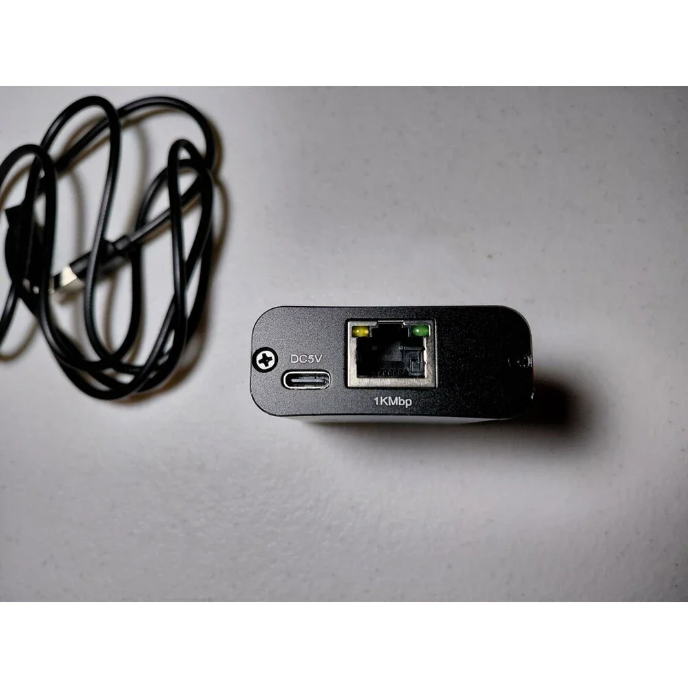 RJ45 Gigabit Ethernet Splitter 1000Mbps LAN Network Internet 1 to 2 Out Adapter